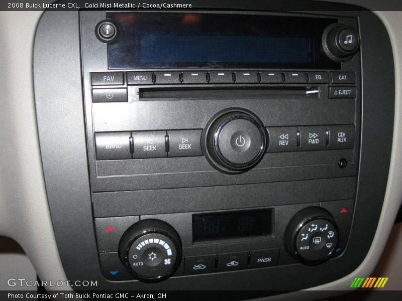 Gold Mist Metallic / Cocoa/Cashmere 2008 Buick Lucerne CXL