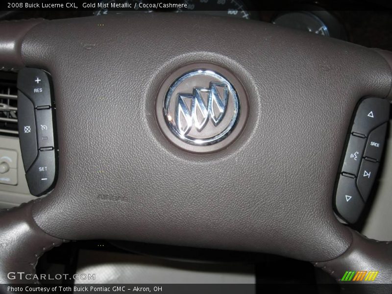 Gold Mist Metallic / Cocoa/Cashmere 2008 Buick Lucerne CXL