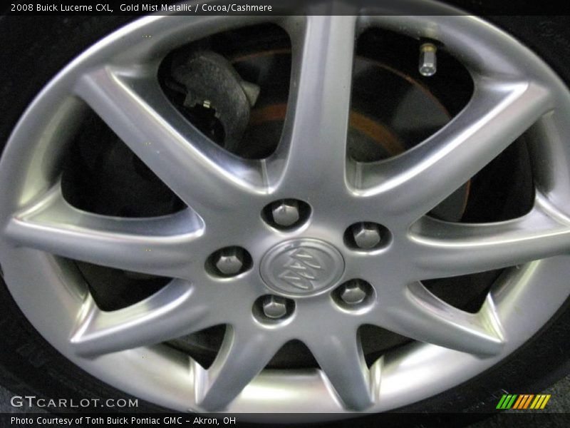 Gold Mist Metallic / Cocoa/Cashmere 2008 Buick Lucerne CXL