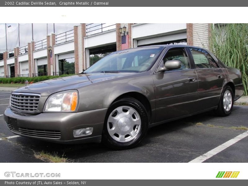 Graphite Metallic / Oatmeal 2002 Cadillac DeVille Sedan