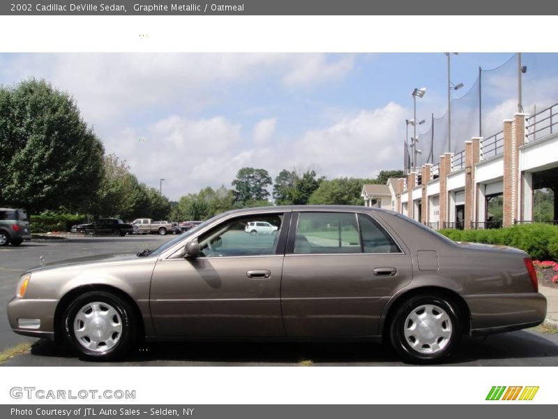 Graphite Metallic / Oatmeal 2002 Cadillac DeVille Sedan