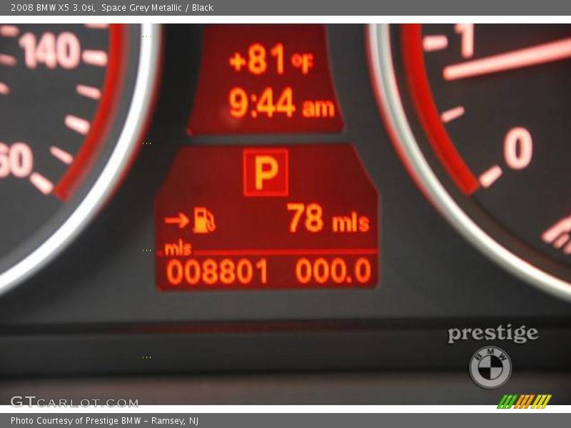 Space Grey Metallic / Black 2008 BMW X5 3.0si