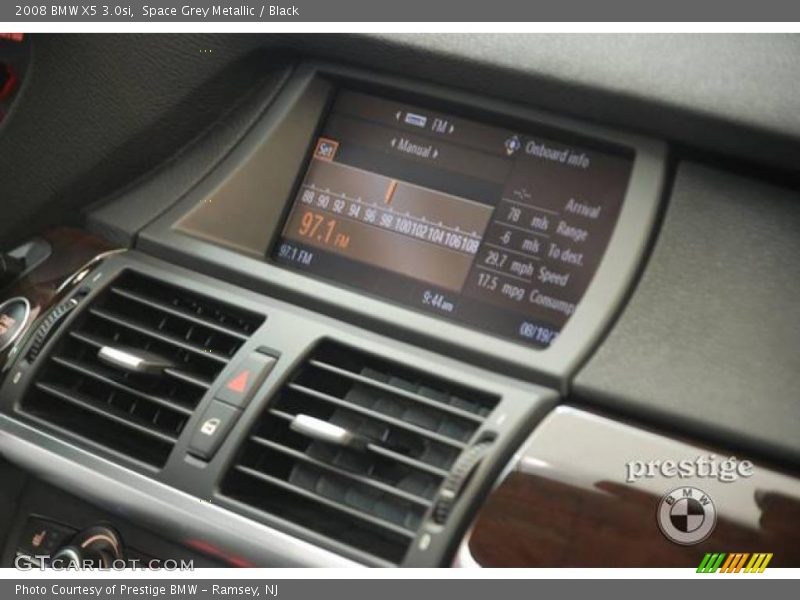 Space Grey Metallic / Black 2008 BMW X5 3.0si