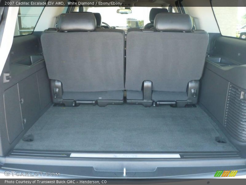 White Diamond / Ebony/Ebony 2007 Cadillac Escalade ESV AWD