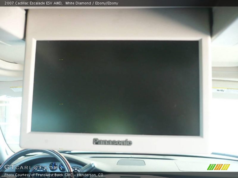White Diamond / Ebony/Ebony 2007 Cadillac Escalade ESV AWD
