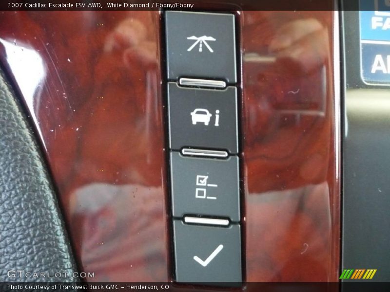White Diamond / Ebony/Ebony 2007 Cadillac Escalade ESV AWD