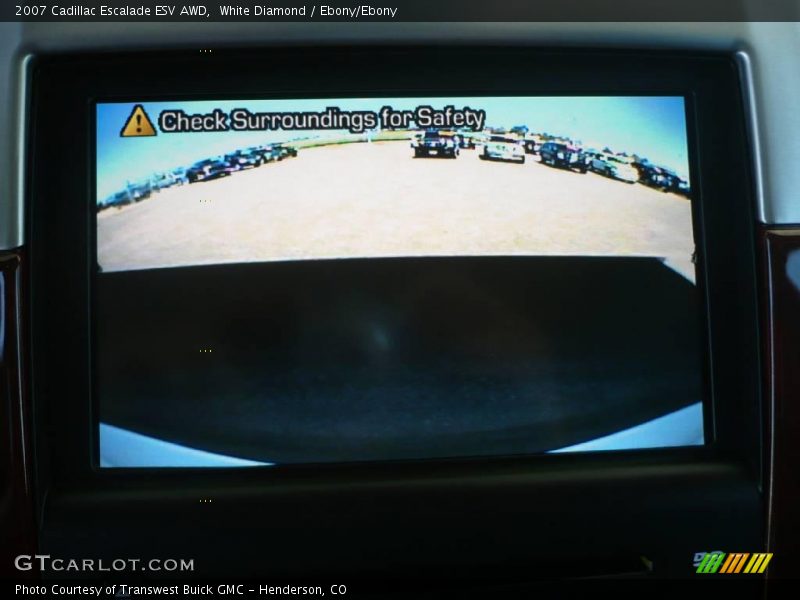 White Diamond / Ebony/Ebony 2007 Cadillac Escalade ESV AWD