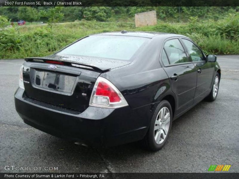 Black / Charcoal Black 2007 Ford Fusion SE