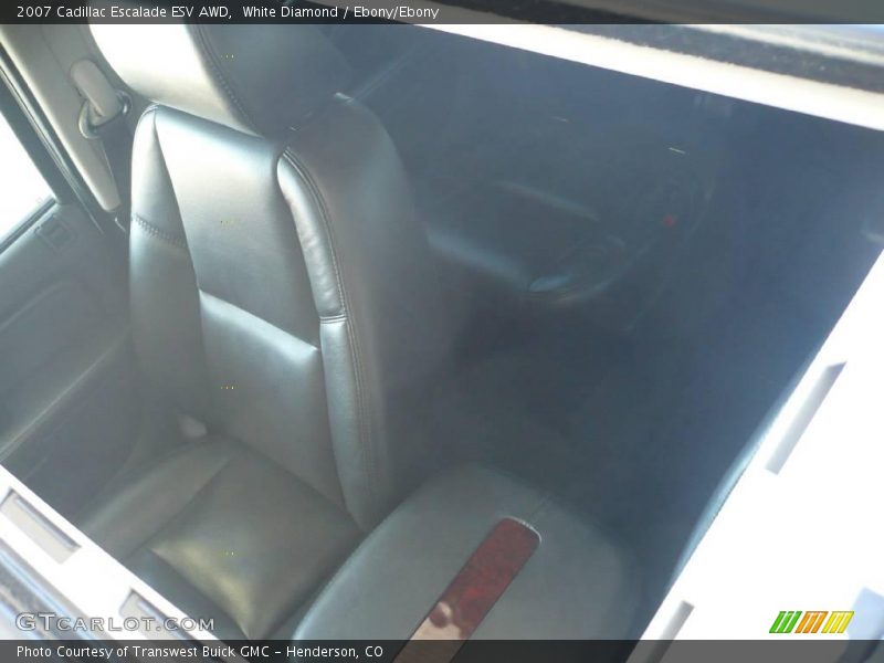White Diamond / Ebony/Ebony 2007 Cadillac Escalade ESV AWD