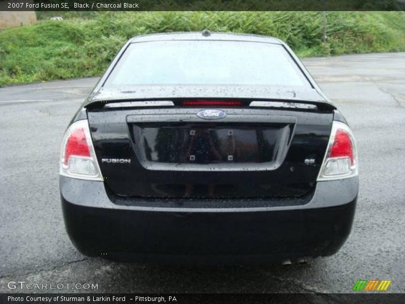 Black / Charcoal Black 2007 Ford Fusion SE