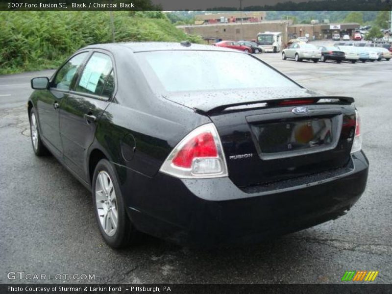 Black / Charcoal Black 2007 Ford Fusion SE