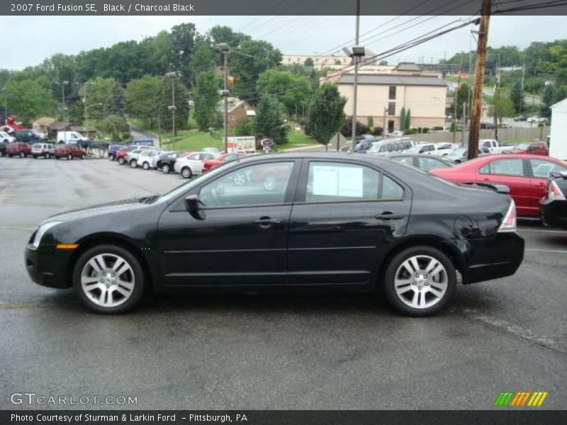 Black / Charcoal Black 2007 Ford Fusion SE