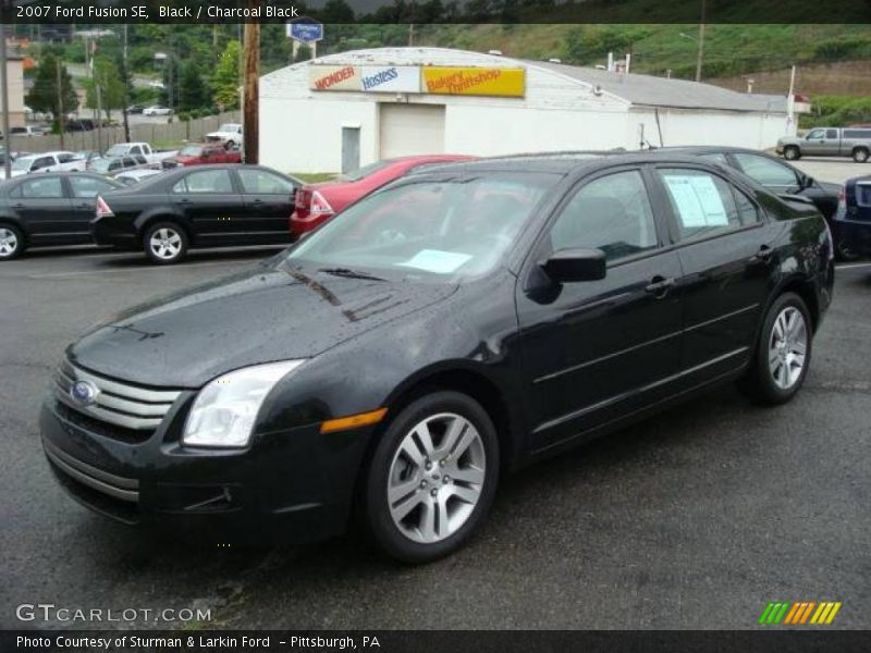 Black / Charcoal Black 2007 Ford Fusion SE