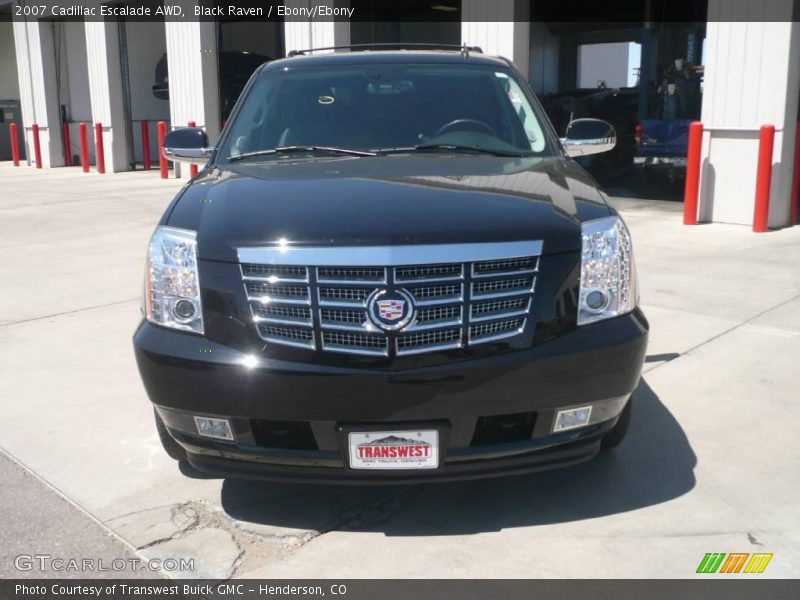 Black Raven / Ebony/Ebony 2007 Cadillac Escalade AWD