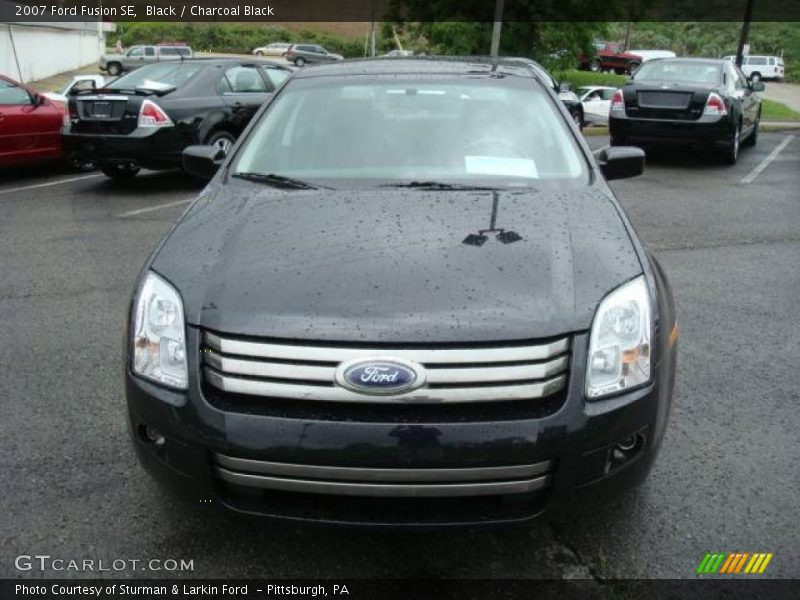 Black / Charcoal Black 2007 Ford Fusion SE