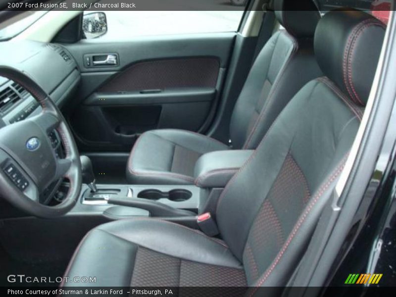 Black / Charcoal Black 2007 Ford Fusion SE