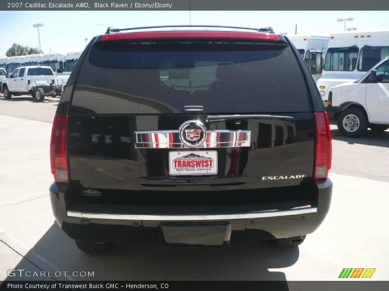 Black Raven / Ebony/Ebony 2007 Cadillac Escalade AWD