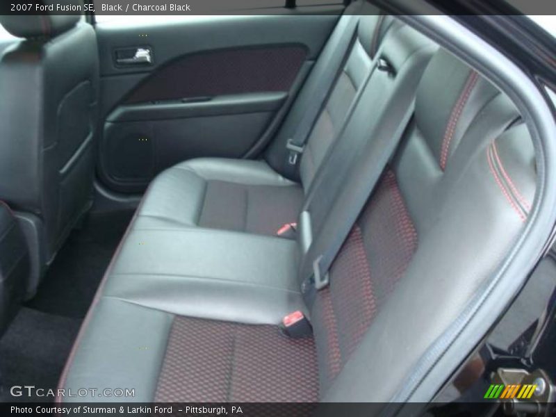 Black / Charcoal Black 2007 Ford Fusion SE