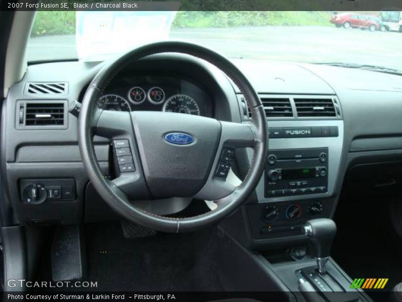 Black / Charcoal Black 2007 Ford Fusion SE