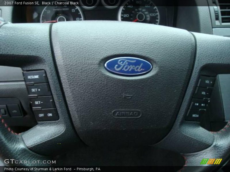 Black / Charcoal Black 2007 Ford Fusion SE