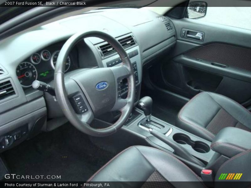 Black / Charcoal Black 2007 Ford Fusion SE