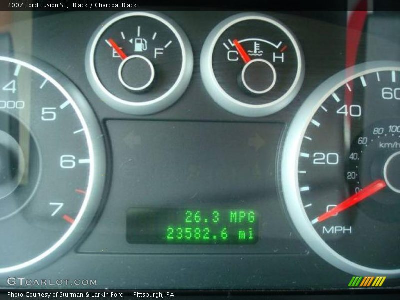 Black / Charcoal Black 2007 Ford Fusion SE