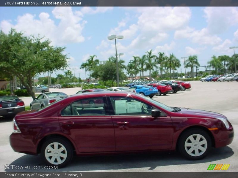 Merlot Metallic / Camel 2007 Ford Fusion S