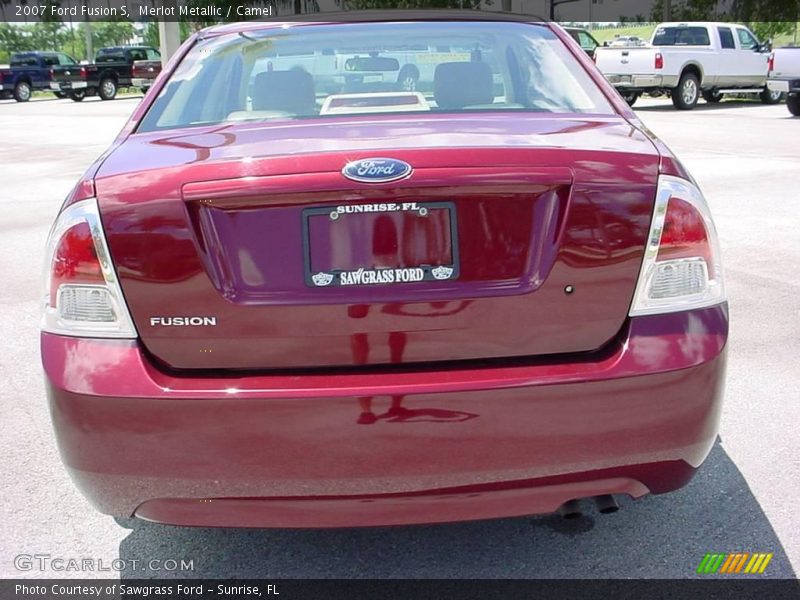 Merlot Metallic / Camel 2007 Ford Fusion S