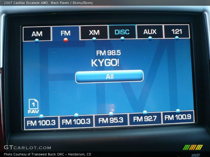 Black Raven / Ebony/Ebony 2007 Cadillac Escalade AWD