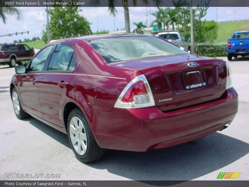 Merlot Metallic / Camel 2007 Ford Fusion S