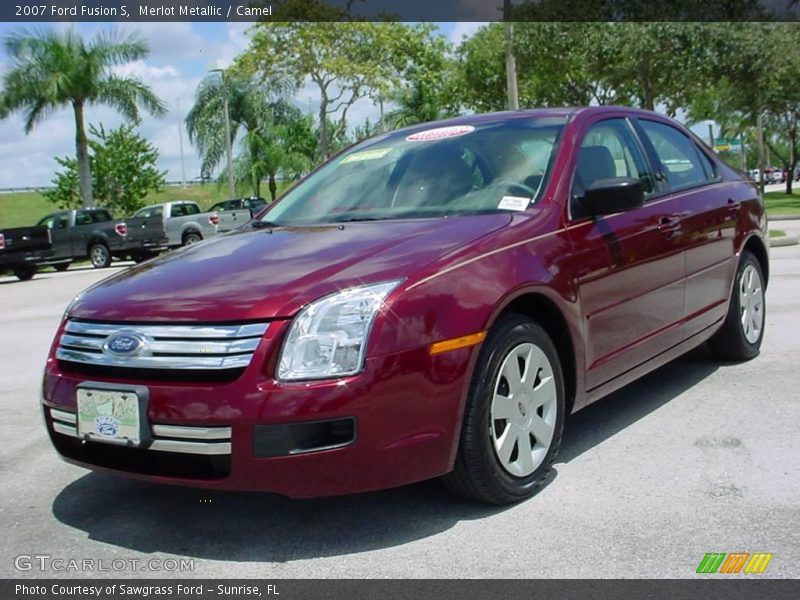 Merlot Metallic / Camel 2007 Ford Fusion S
