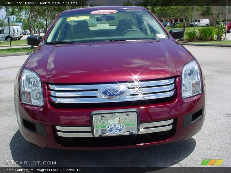 Merlot Metallic / Camel 2007 Ford Fusion S
