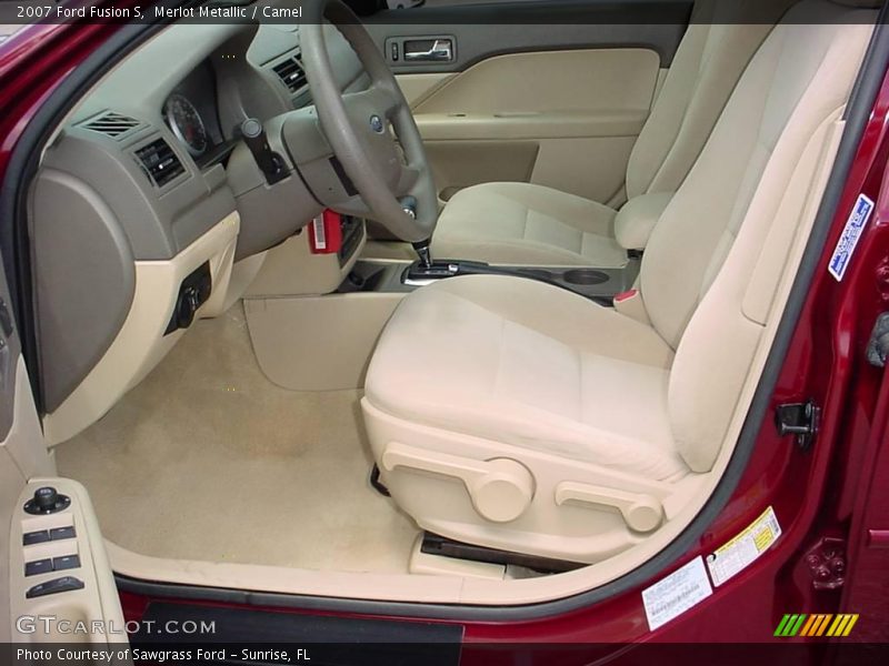 Merlot Metallic / Camel 2007 Ford Fusion S
