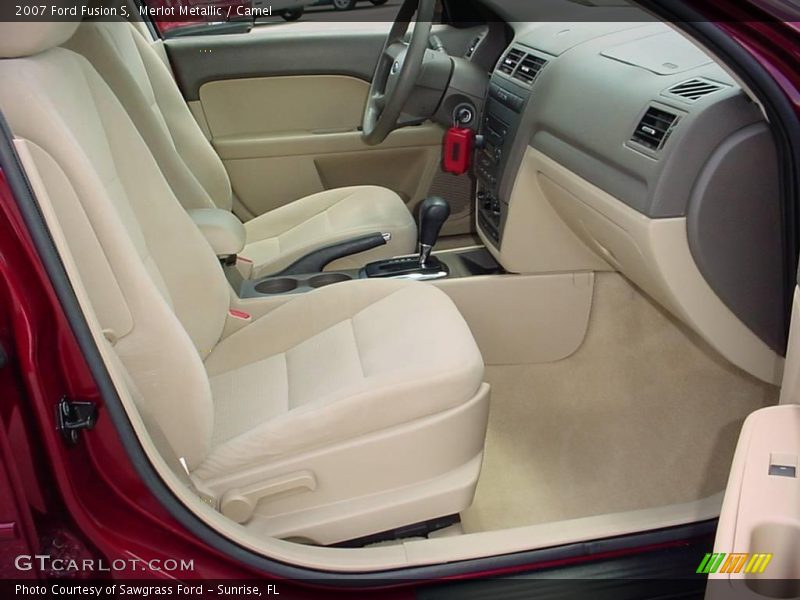 Merlot Metallic / Camel 2007 Ford Fusion S