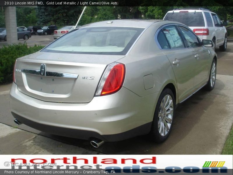 Gold Leaf Metallic / Light Camel/Olive Ash 2010 Lincoln MKS FWD