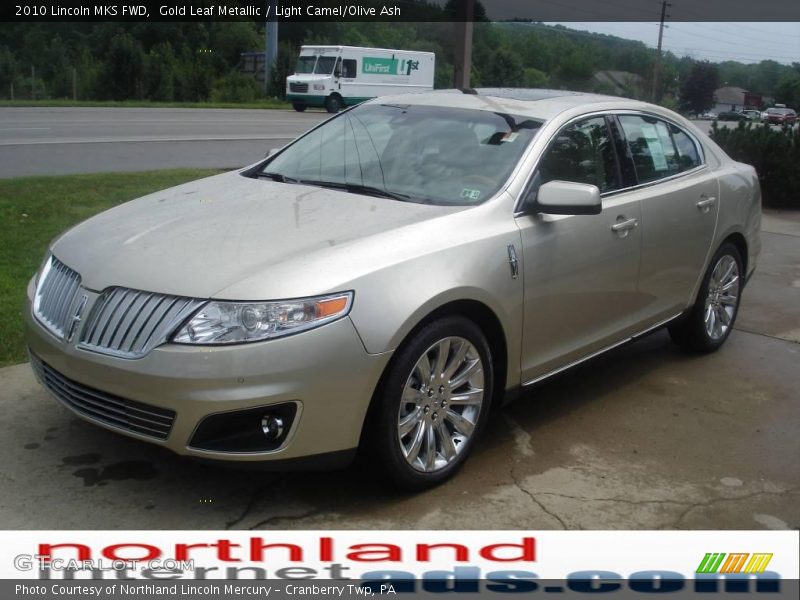 Gold Leaf Metallic / Light Camel/Olive Ash 2010 Lincoln MKS FWD