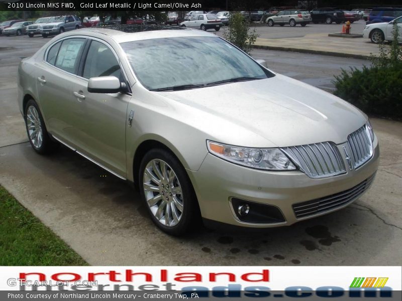Gold Leaf Metallic / Light Camel/Olive Ash 2010 Lincoln MKS FWD