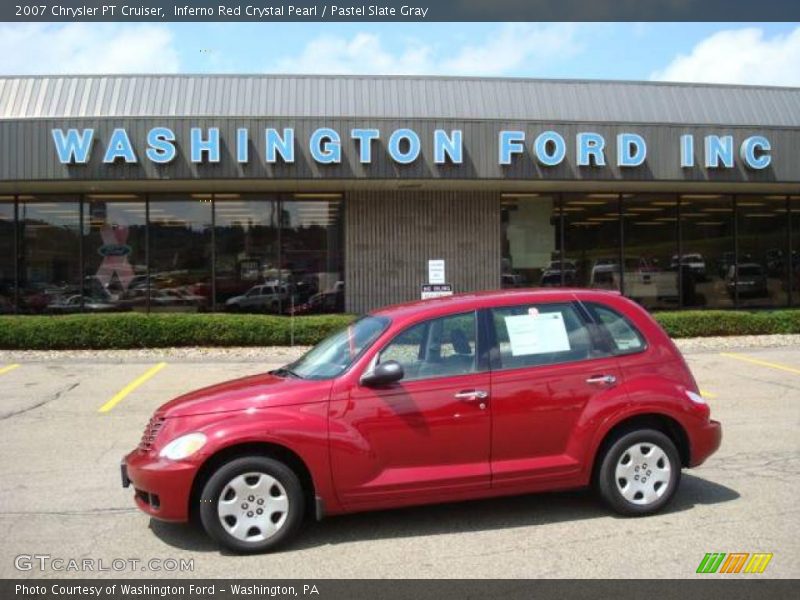 Inferno Red Crystal Pearl / Pastel Slate Gray 2007 Chrysler PT Cruiser