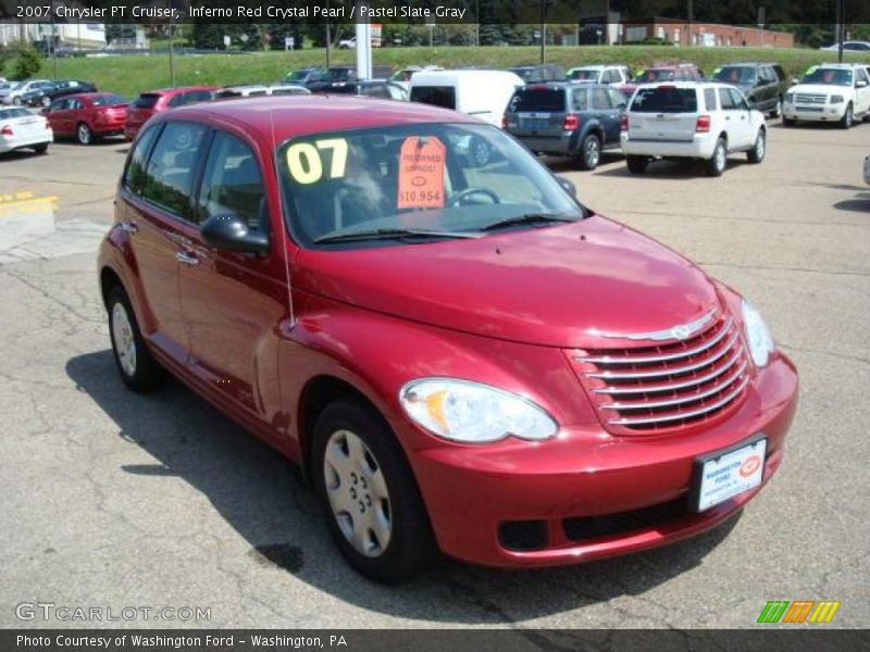 Inferno Red Crystal Pearl / Pastel Slate Gray 2007 Chrysler PT Cruiser