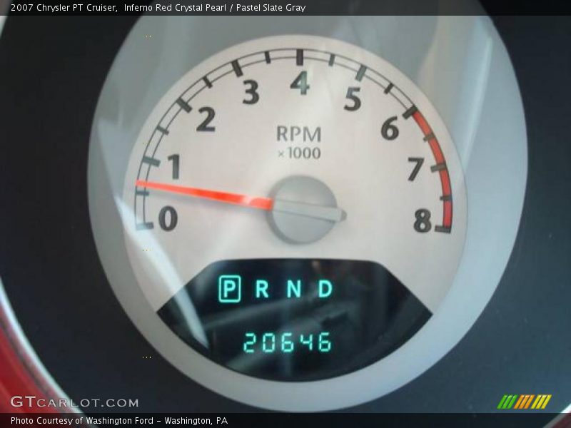 Inferno Red Crystal Pearl / Pastel Slate Gray 2007 Chrysler PT Cruiser