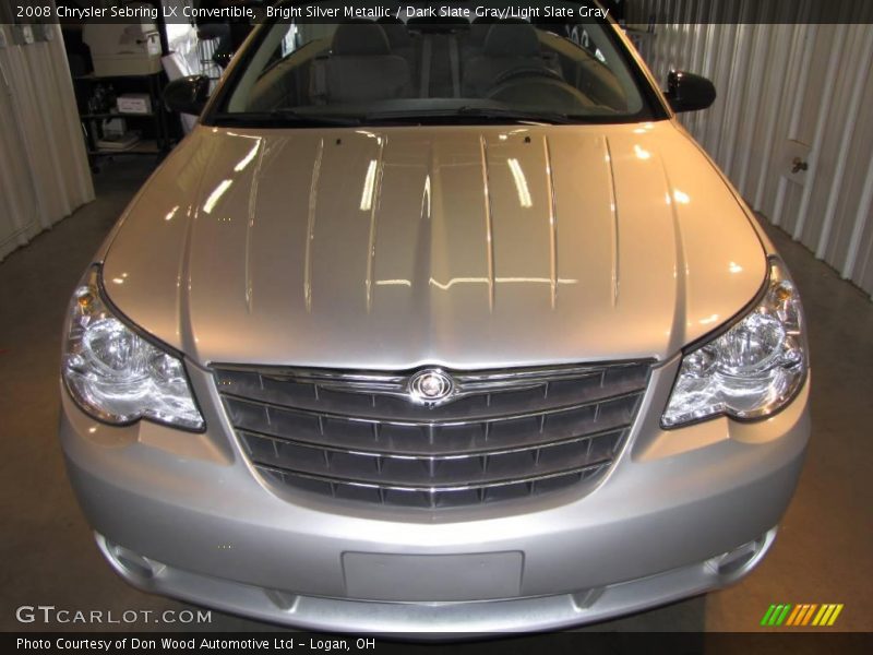 Bright Silver Metallic / Dark Slate Gray/Light Slate Gray 2008 Chrysler Sebring LX Convertible