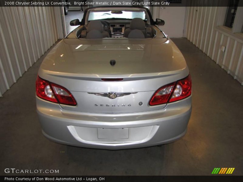 Bright Silver Metallic / Dark Slate Gray/Light Slate Gray 2008 Chrysler Sebring LX Convertible