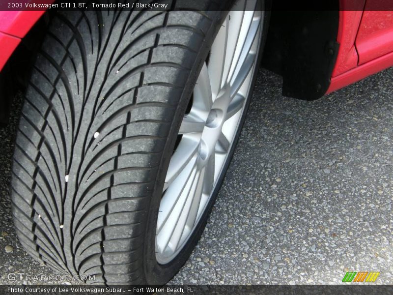 Tornado Red / Black/Gray 2003 Volkswagen GTI 1.8T