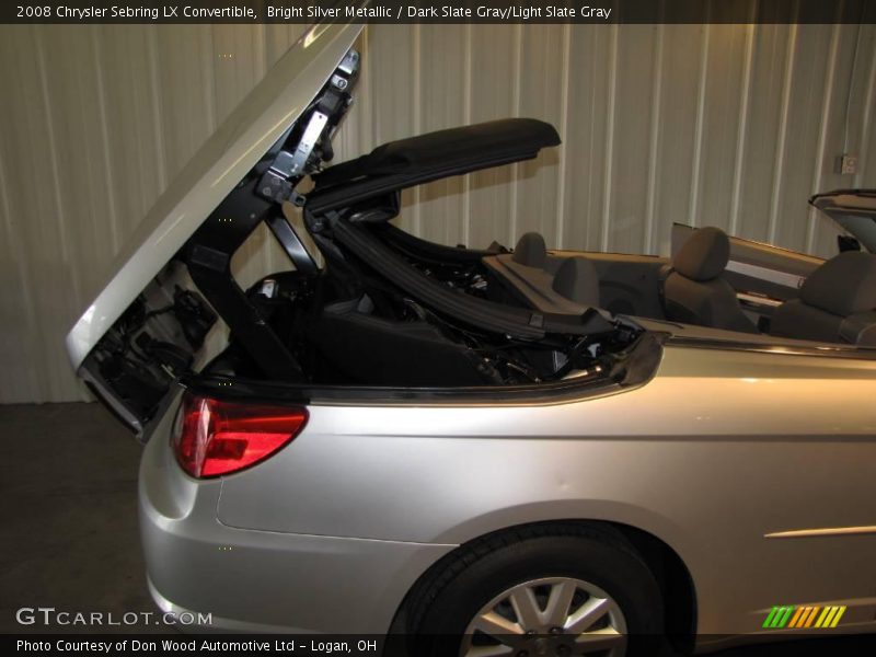Bright Silver Metallic / Dark Slate Gray/Light Slate Gray 2008 Chrysler Sebring LX Convertible