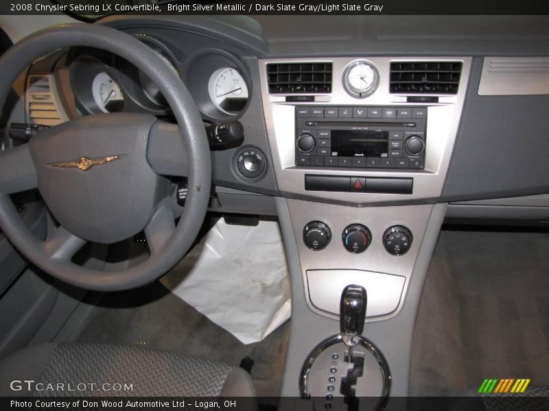 Bright Silver Metallic / Dark Slate Gray/Light Slate Gray 2008 Chrysler Sebring LX Convertible