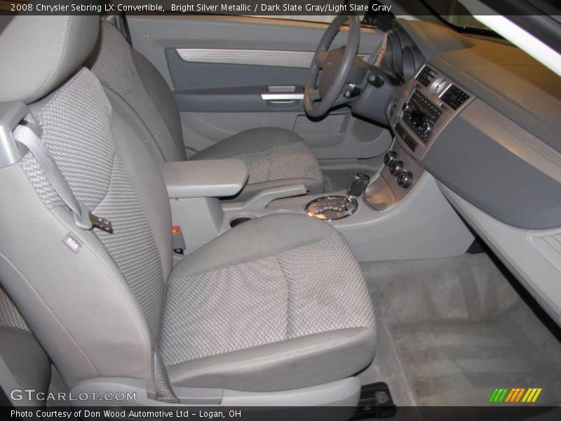 Bright Silver Metallic / Dark Slate Gray/Light Slate Gray 2008 Chrysler Sebring LX Convertible
