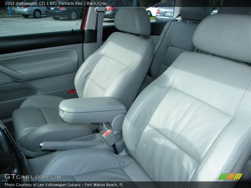Tornado Red / Black/Gray 2003 Volkswagen GTI 1.8T