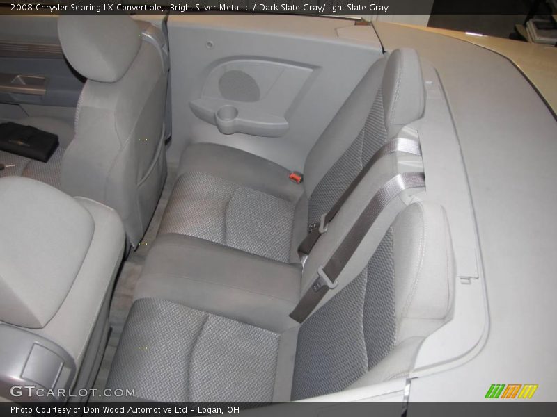 Bright Silver Metallic / Dark Slate Gray/Light Slate Gray 2008 Chrysler Sebring LX Convertible