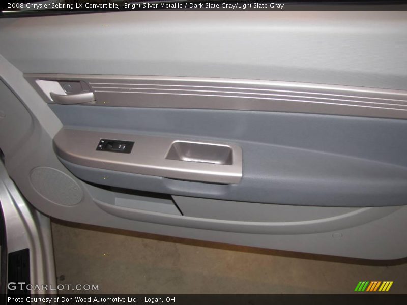 Bright Silver Metallic / Dark Slate Gray/Light Slate Gray 2008 Chrysler Sebring LX Convertible