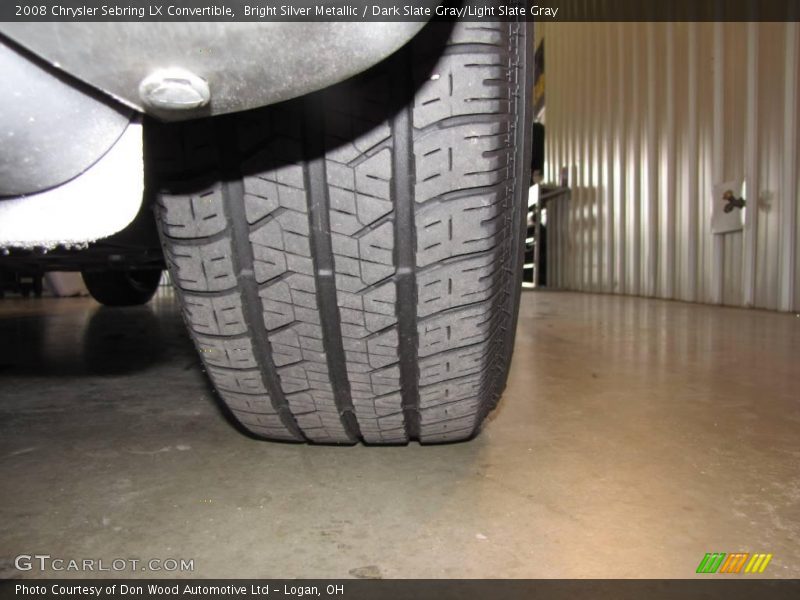 Bright Silver Metallic / Dark Slate Gray/Light Slate Gray 2008 Chrysler Sebring LX Convertible